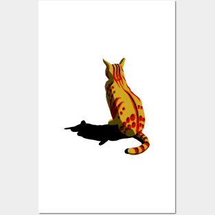 The mysterious cat Posters and Art